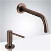 Fontana Commercial Oil Rubbed Bronze Touchless Automatic Sensor Faucet & Manual Soap Dispenser